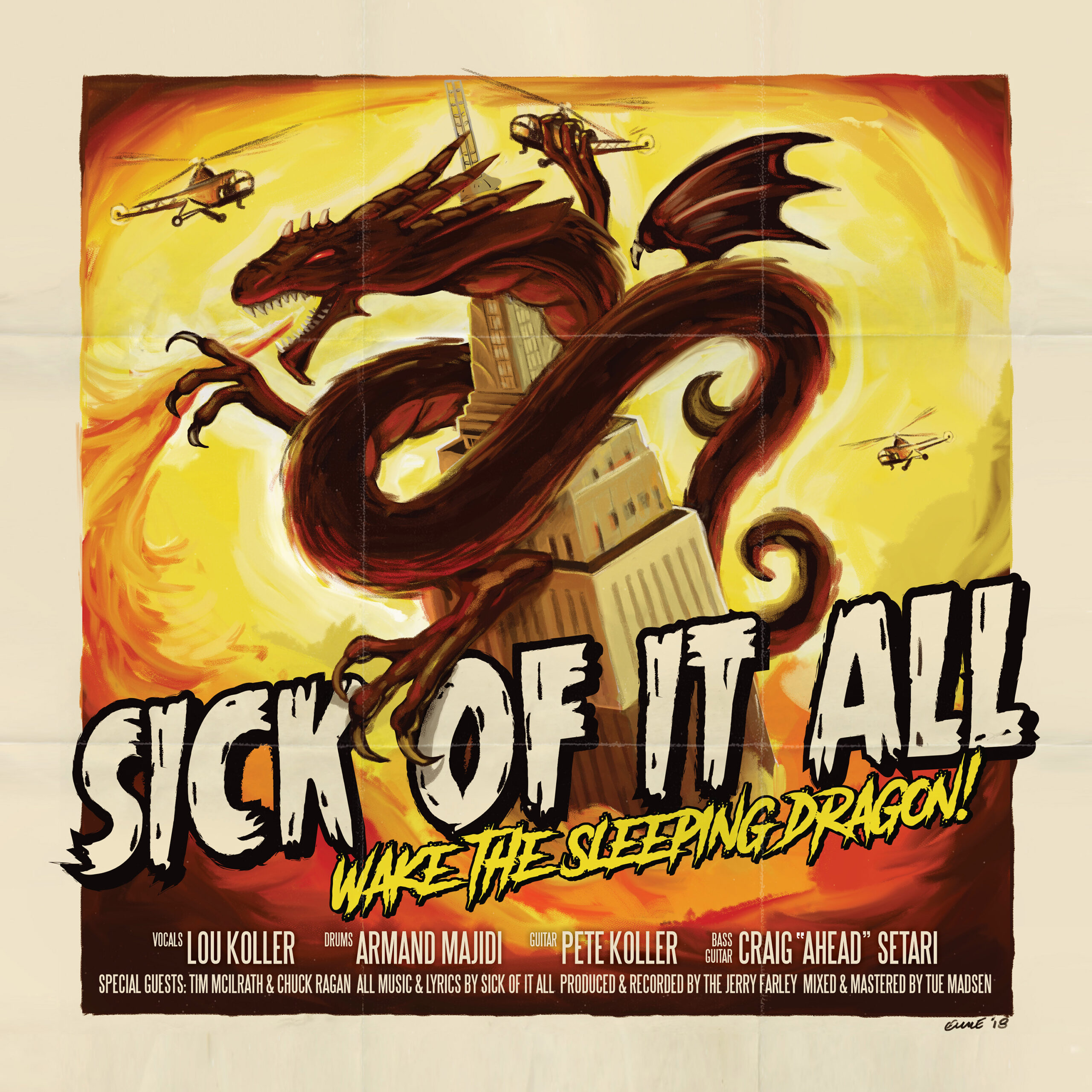 Announcement of the new album “Wake The Sleeping Dragon!” – Sick